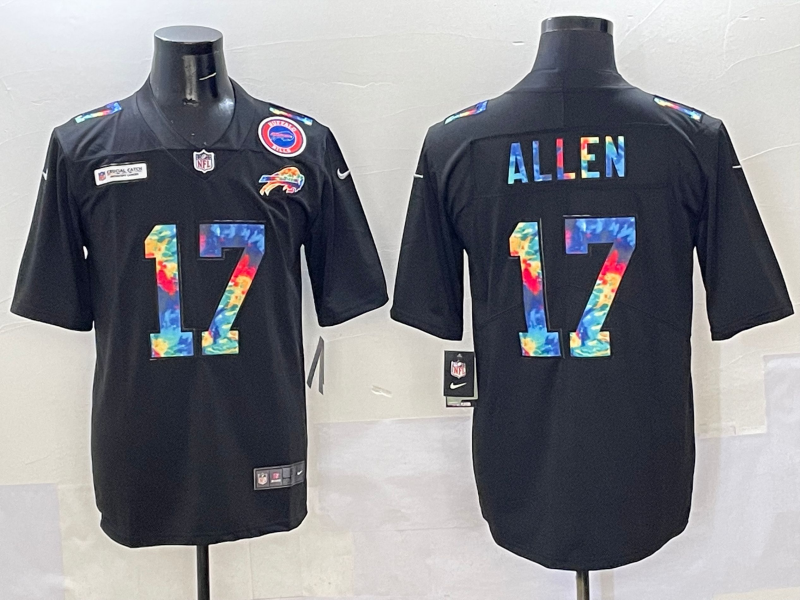 Men 2025 Buffalo Bills #17 Allen Black Nike Limited NFL Jersey 002->seattle mariners->MLB Jersey